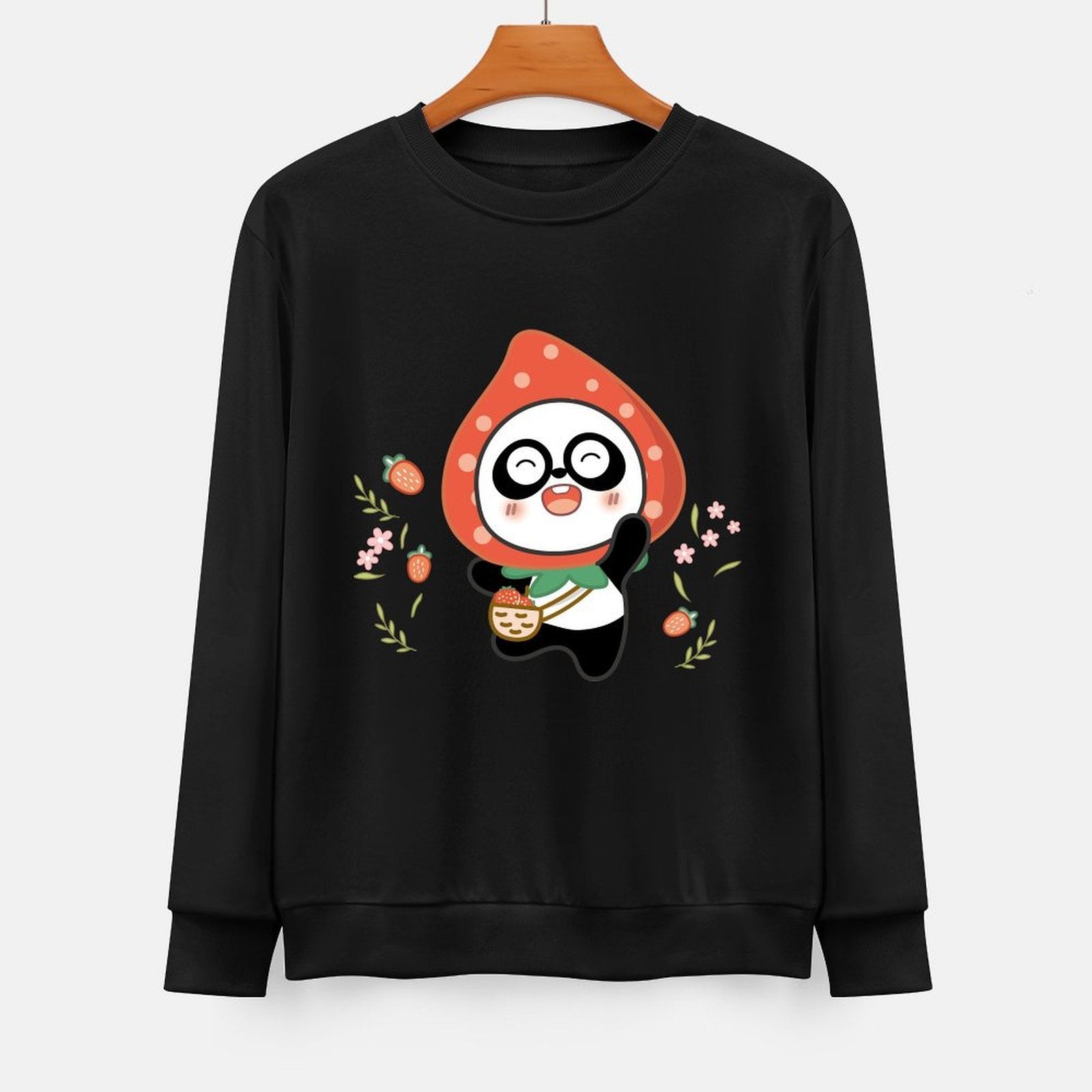 Front Patterned Long Sleeve TopEasy-Care ActiveWear